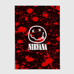 Постер с принтом NIRVANA , 100% бумага
 | бумага, плотность 150 мг. Матовая, но за счет высокого коэффициента гладкости имеет небольшой блеск и дает на свету блики, но в отличии от глянцевой бумаги не покрыта лаком | nirvana | punk | rock | альтернативный хип хоп | группа | инди поп | музыка | музыкальное произведение | ноты | панк | регги | рок | синти поп
