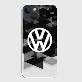 Чехол для iPhone 13 с принтом Volkswagen sport geometry ,  |  | auto | automobile | car | carbon | machine | motor | motor car | sport car | volkswagen | автомашина | бренд | легковой автомобиль | марка | спортивный автомобиль | тачка