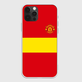 Чехол для iPhone 12 Pro Max с принтом Manchester United , Силикон |  | Тематика изображения на принте: england | football | logo | manchester united | sport | англия | арт | лига | лого | манчестер юнайтед | спорт | текстура | фк | футбол | футбольный клуб | эмблема