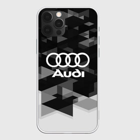 Чехол для iPhone 12 Pro Max с принтом Audi sport geometry , Силикон |  | audi | auto | automobile | car | carbon | machine | motor | motor car | sport car | автомашина | ауди | бренд | легковой автомобиль | марка | спортивный автомобиль | тачка