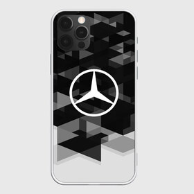 Чехол для iPhone 12 Pro Max с принтом Mercedes sport geometry , Силикон |  | auto | automobile | car | carbon | machine | mercedes | motor | motor car | sport car | автомашина | бренд | легковой автомобиль | марка | спортивный автомобиль | тачка