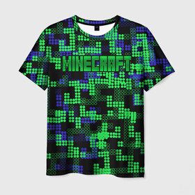 Мужская футболка 3D с принтом Minecraft , 100% полиэфир | прямой крой, круглый вырез горловины, длина до линии бедер | minecraft | miner | игра | инди | компьютерная | майнкрафт | мир | открытый | шахта | яркие