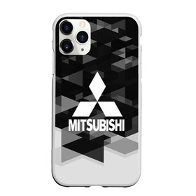 Чехол для iPhone 11 Pro матовый с принтом Mitsubishi sport geometry , Силикон |  |  машина | марка | митсубиси