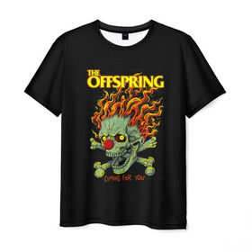 Мужская футболка 3D с принтом The Offspring , 100% полиэфир | прямой крой, круглый вырез горловины, длина до линии бедер | Тематика изображения на принте: offspring | офспринг | оффспринг | рок