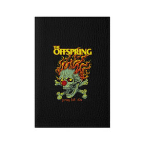 Обложка для паспорта матовая кожа с принтом The Offspring , натуральная матовая кожа | размер 19,3 х 13,7 см; прозрачные пластиковые крепления | offspring | офспринг | оффспринг | рок
