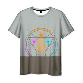 Мужская футболка 3D с принтом Dota 2 Invoker , 100% полиэфир | прямой крой, круглый вырез горловины, длина до линии бедер | carl | dota | dota 2 | invoker | magus | дота | дота 2 | инвокер | карл | маг