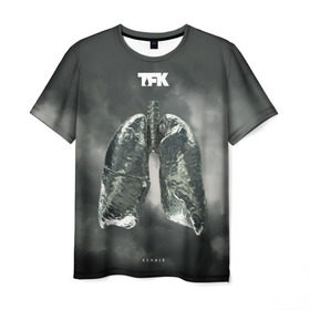 Мужская футболка 3D с принтом TFK Exhale , 100% полиэфир | прямой крой, круглый вырез горловины, длина до линии бедер | tfk | thousand foot krutch