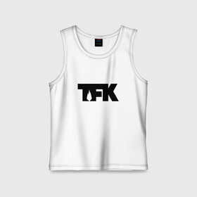 Детская майка хлопок с принтом TFK logo black ,  |  | tfk | thousand foot krutch