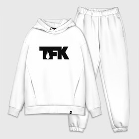 Мужской костюм хлопок OVERSIZE с принтом TFK logo black ,  |  | tfk | thousand foot krutch