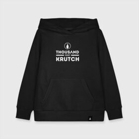 Детская толстовка хлопок с принтом Thousand Foot Krutch logo , 100% хлопок | Круглый горловой вырез, эластичные манжеты, пояс, капюшен | tfk | thousand foot krutch