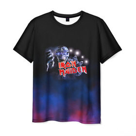 Мужская футболка 3D с принтом Iron Maiden , 100% полиэфир | прямой крой, круглый вырез горловины, длина до линии бедер | iron maiden | адриан смит | айран | айрон | группа | дэйв мюррей | железная дева | ирон | майден | мейд | мейден | метал | мрачный | музыка | песни | рок | стив харрис | тяжелый | хеви | хевиметал