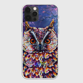 Чехол для iPhone 12 Pro Max с принтом Сова , Силикон |  | art | bird | forest | night | owl | owls | tree | wood | арт | дерево | лес | ночь | птица | птицы | сова | совы