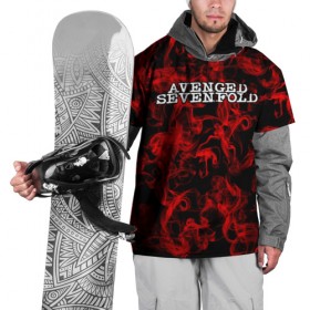 Накидка на куртку 3D с принтом Avenged Sevenfold , 100% полиэстер |  | avenged sevenfold | metal | rock | sevenfold | группа | отомщенный | отомщенный семикратно | рок | рокеры