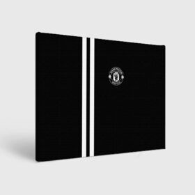 Холст прямоугольный с принтом Manchester United Black&White , 100% ПВХ |  | Тематика изображения на принте: england | football | logo | manchester united | sport | англия | арт | лига | лого | манчестер юнайтед | спорт | текстура | фк | футбол | футбольный клуб | эмблема