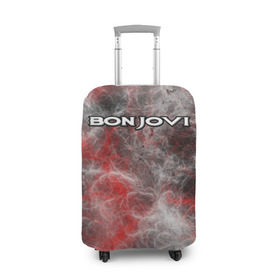 Чехол для чемодана 3D с принтом Bon Jovi , 86% полиэфир, 14% спандекс | двустороннее нанесение принта, прорези для ручек и колес | альтернативный | американская | глэм | готик | гранж | группа | метал | модные | музыка | пост | рок | хард