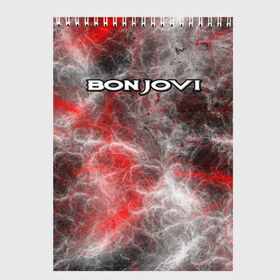 Скетчбук с принтом Bon Jovi , 100% бумага
 | 48 листов, плотность листов — 100 г/м2, плотность картонной обложки — 250 г/м2. Листы скреплены сверху удобной пружинной спиралью | альтернативный | американская | глэм | готик | гранж | группа | метал | модные | музыка | пост | рок | хард