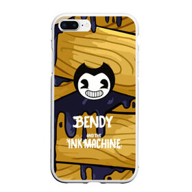 Чехол для iPhone 7Plus/8 Plus матовый с принтом Bendy and the Ink Machine , Силикон | Область печати: задняя сторона чехла, без боковых панелей | 0x000000123 | bendy | ink machine | бенди