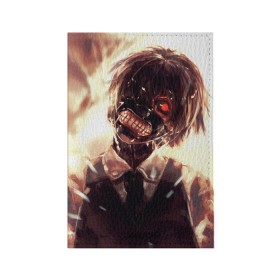 Обложка для паспорта матовая кожа с принтом Tokyo Ghoul (2) , натуральная матовая кожа | размер 19,3 х 13,7 см; прозрачные пластиковые крепления | anime | ghoul | tokyo | tokyo ghoul | гуль
