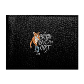 Обложка для студенческого билета с принтом Crush Bandicoot 3d , натуральная кожа | Размер: 11*8 см; Печать на всей внешней стороне | crash | бандикут | краш | крэш