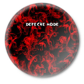 Значок с принтом Depeche Mode ,  металл | круглая форма, металлическая застежка в виде булавки | альтернативный | блюз | британская | готик | гранж | группа | метал | модные | музыка | пост | рок | хард