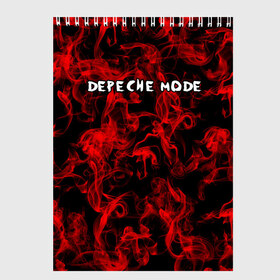 Скетчбук с принтом Depeche Mode , 100% бумага
 | 48 листов, плотность листов — 100 г/м2, плотность картонной обложки — 250 г/м2. Листы скреплены сверху удобной пружинной спиралью | альтернативный | блюз | британская | готик | гранж | группа | метал | модные | музыка | пост | рок | хард