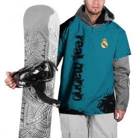 Накидка на куртку 3D с принтом REAL MADRID , 100% полиэстер |  | fc | football | fotball club | real madrid | sport | реал мадрид | спорт | спортивные | униформа | фирменные цвета | фк | футбол | футбольный клуб