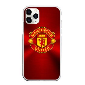 Чехол для iPhone 11 Pro матовый с принтом Manchester United F C , Силикон |  | england | football | logo | manchester united | sport | англия | арт | лига | лого | манчестер юнайтед | спорт | текстура | фк | футбол | футбольный клуб | эмблема