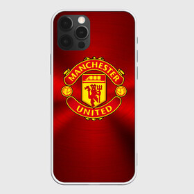 Чехол для iPhone 12 Pro Max с принтом Manchester United F C , Силикон |  | england | football | logo | manchester united | sport | англия | арт | лига | лого | манчестер юнайтед | спорт | текстура | фк | футбол | футбольный клуб | эмблема