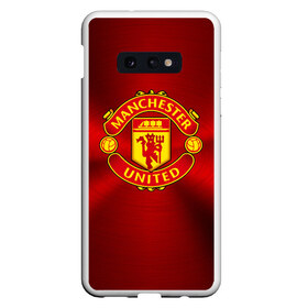 Чехол для Samsung S10E с принтом Manchester United F C , Силикон | Область печати: задняя сторона чехла, без боковых панелей | england | football | logo | manchester united | sport | англия | арт | лига | лого | манчестер юнайтед | спорт | текстура | фк | футбол | футбольный клуб | эмблема