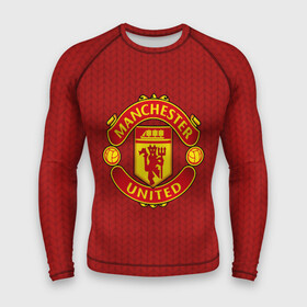 Мужской рашгард 3D с принтом Manchester United Knitted ,  |  | england | football | logo | manchester united | pattern | sport | англия | арт | вязаный | лига | лого | манчестер юнайтед | переплет | свитер | спорт | текстура | узор | фк | футбол | футбольный клуб | эмблема