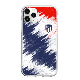 Чехол для iPhone 11 Pro Max матовый с принтом Atletico Madrid , Силикон |  | Тематика изображения на принте: атлетико мадрид | эмблема