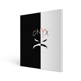 Холст квадратный с принтом ONYX , 100% ПВХ |  | onyx | американская группа | группа | музыка | надпись | хип хоп