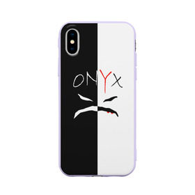Чехол для Apple iPhone X силиконовый матовый с принтом ONYX , Силикон | Печать на задней стороне чехла, без боковой панели | onyx | американская группа | группа | музыка | надпись | хип хоп