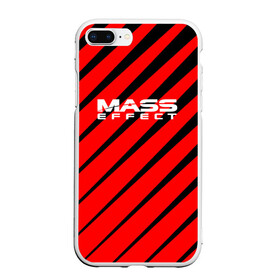 Чехол для iPhone 7Plus/8 Plus матовый с принтом Mass Effect , Силикон | Область печати: задняя сторона чехла, без боковых панелей | effect | game | n7 | shepard | галактика | жнец | игра | масс | нормандия | планета | шепард | эффект