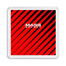 Магнит 55*55 с принтом Mass Effect , Пластик | Размер: 65*65 мм; Размер печати: 55*55 мм | effect | game | n7 | shepard | галактика | жнец | игра | масс | нормандия | планета | шепард | эффект