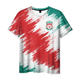 Мужская футболка 3D с принтом FC Liverpool , 100% полиэфир | прямой крой, круглый вырез горловины, длина до линии бедер | football | liverpool | soccer | uefa | англия | клуб | ливерпуль | лига | матч | мяч | спорт | уефа | футбол | хендерсон
