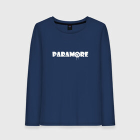 Женский лонгслив хлопок с принтом Paramore , 100% хлопок |  | 