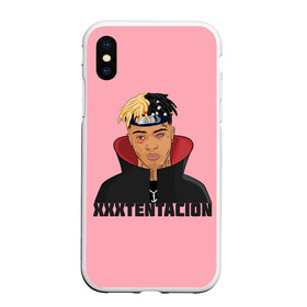 Чехол для iPhone XS Max матовый с принтом XXXtentacion (1) , Силикон | Область печати: задняя сторона чехла, без боковых панелей | 17 | art | look at me | moonlight | rap | revenge | tentacion | xxx | xxxtentacion