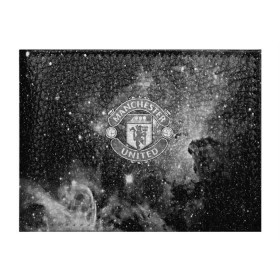 Обложка для студенческого билета с принтом Manchester United Cosmos , натуральная кожа | Размер: 11*8 см; Печать на всей внешней стороне | england | football | logo | manchester united | sport | англия | арт | лига | лого | манчестер юнайтед | спорт | текстура | фк | футбол | футбольный клуб | эмблема