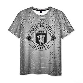 Мужская футболка 3D с принтом Манчестер Юнайтед Pixels , 100% полиэфир | прямой крой, круглый вырез горловины, длина до линии бедер | england | football | logo | manchester united | sport | абстракция | англия | арт | кубики | лига | лого | манчестер юнайтед | пиксели | спорт | текстура | узор | фк | футбол | футбольный клуб | эмблема
