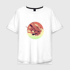 Мужская футболка хлопок Oversize с принтом Neon Genesis Evangelion , 100% хлопок | свободный крой, круглый ворот, “спинка” длиннее передней части | евангелион