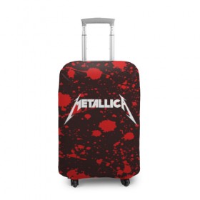 Чехол для чемодана 3D с принтом Metallica , 86% полиэфир, 14% спандекс | двустороннее нанесение принта, прорези для ручек и колес | metallica | punk | rock | альтернативный хип хоп | группа | инди поп | музыка | музыкальное произведение | ноты | панк | регги | рок | синти поп