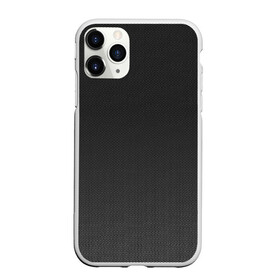 Чехол для iPhone 11 Pro матовый с принтом Кевлар Ультра , Силикон |  | black | carbon | карбон | кевлар | кольчуга