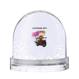 Снежный шар с принтом Sayonara boy , Пластик | Изображение внутри шара печатается на глянцевой фотобумаге с двух сторон | 
