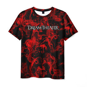 Мужская футболка 3D с принтом Dream Theater , 100% полиэфир | прямой крой, круглый вырез горловины, длина до линии бедер | альтернативный | американская | глэм | готик | гранж | группа | метал | модные | музыка | пост | рок | хард