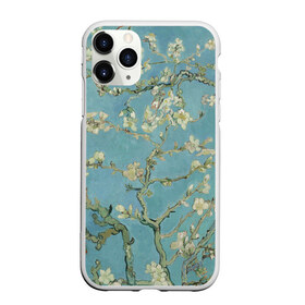 Чехол для iPhone 11 Pro Max матовый с принтом Ван Гог Цветущие ветки миндаля , Силикон |  | вангог | винсент | живопись | картина | цветы