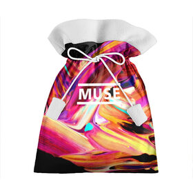 Подарочный 3D мешок с принтом MUSE , 100% полиэстер | Размер: 29*39 см | Тематика изображения на принте: muse | punk | rock | альтернативный хип хоп | группа | инди поп | музыка | музыкальное произведение | ноты | панк | регги | рок | синти поп