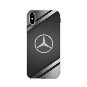 Чехол для Apple iPhone X силиконовый матовый с принтом MERCEDES SPORT , Силикон | Печать на задней стороне чехла, без боковой панели | auto | automobile | car | carbon | machine | mercedes benz | motor | motor car | sport car | автомашина | бренд | легковой автомобиль | марка | спортивный автомобиль | тачка