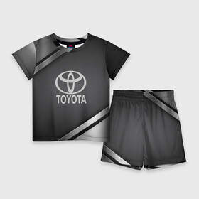 Детский костюм с шортами 3D с принтом TOYOTA SPORT ,  |  | auto | automobile | car | carbon | machine | motor | motor car | sport car | toyota | автомашина | бренд | легковой автомобиль | марка | спортивный автомобиль | тачка