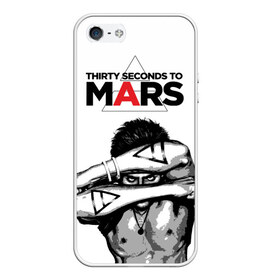 Чехол для iPhone 5/5S матовый с принтом 30 seconds to Mars , Силикон | Область печати: задняя сторона чехла, без боковых панелей | Тематика изображения на принте: 30 | альтернативный | американские | верховный | вокалист | джаред лето | знаменитость | кино | клип | круто | лучший | музыкант | нео прогрессивный | певец | пост гранж | прогрессивный | рок | сша